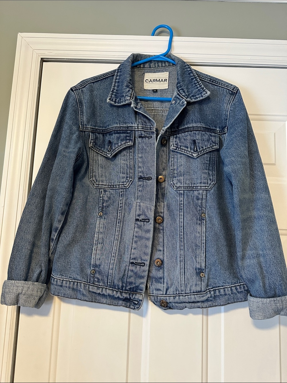 Carmar Medium Wash Blue Denim Jacket
